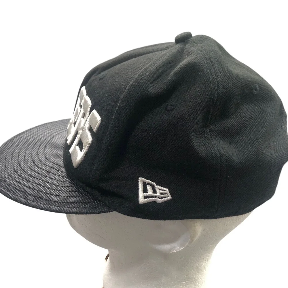 New Era Pittsburg Steelers Hat Baseball Cap One Size Trucker Black Embroidered